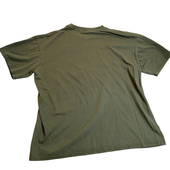 Realtree Mens Graphic T-Shirt XL Staghorn Green 60/40 Cotton/Polyester Blend Hun - Picture 2 of 6